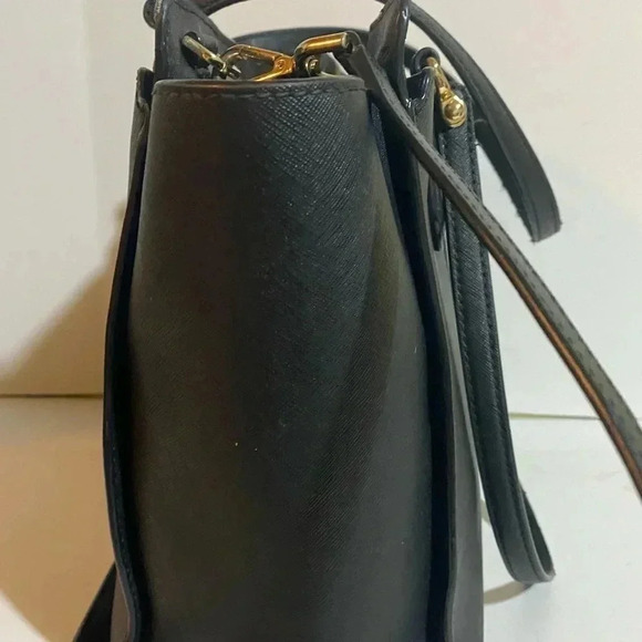 Michael kors Black saffiano leather satchel handbag - Picture 10 of 12